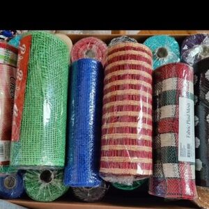 Colorful Mesh Ribbon Rolls